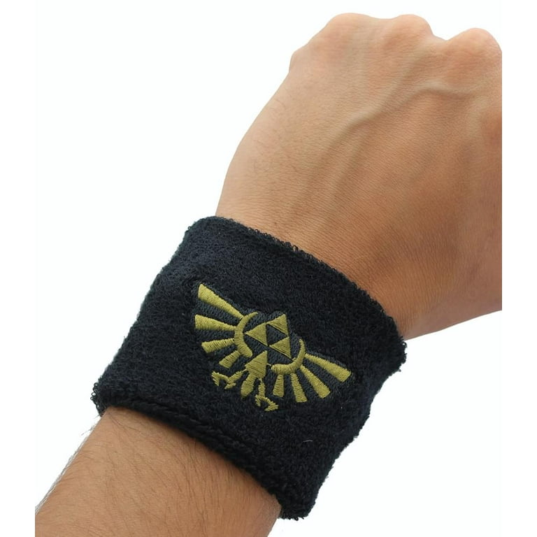 Legend of Zelda Hyrule Logo Terry Cloth Wristband - Walmart.com