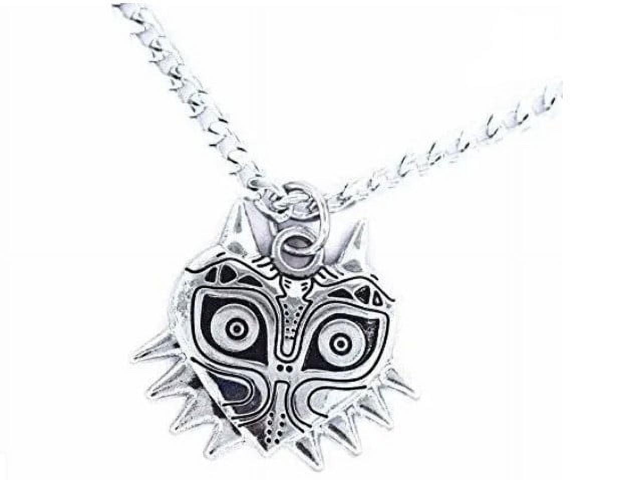 アクセサリー OX JEWELRY Silver Mask Code & Necklace FIZIZDH Men's Stainless Steel Jason's Mask Hollow Openwork Pendant