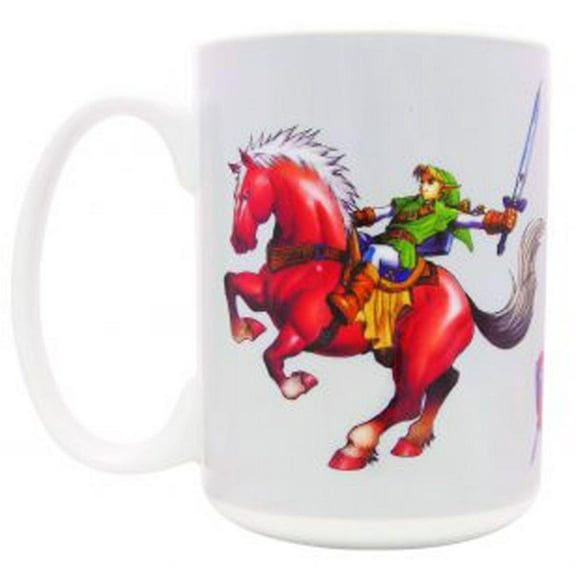 Legend of Zelda Ocarina of Time: Link on Epona Mug