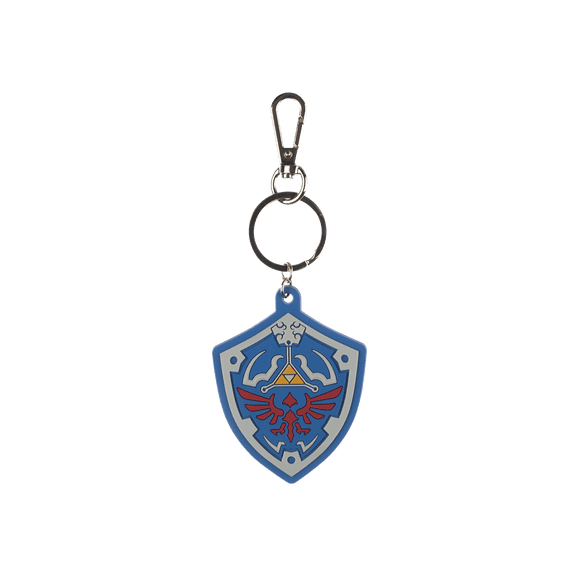 Legend of Zelda Shield Crest PVC Rubber Keychain