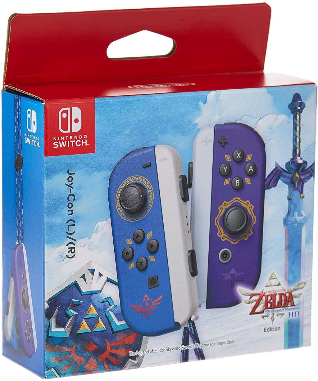 Legend of Zelda Skyward Sword Edition Joy Con Controllers [Nintendo]