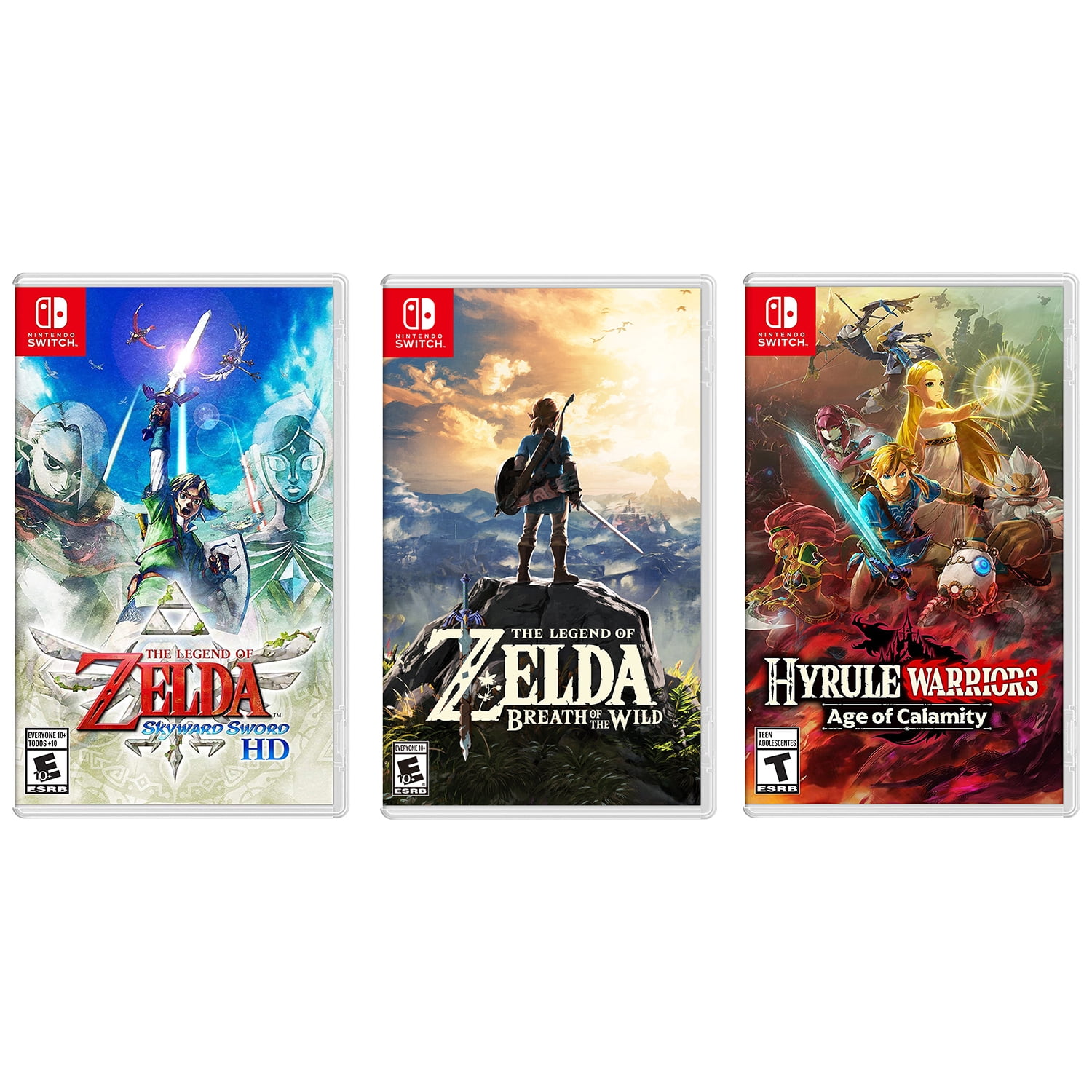 The Legend of Zelda: Breath of the Wild (Switch) vs The Legend of Zelda:  Skyward Sword HD (Switch) - Nintendo Blast