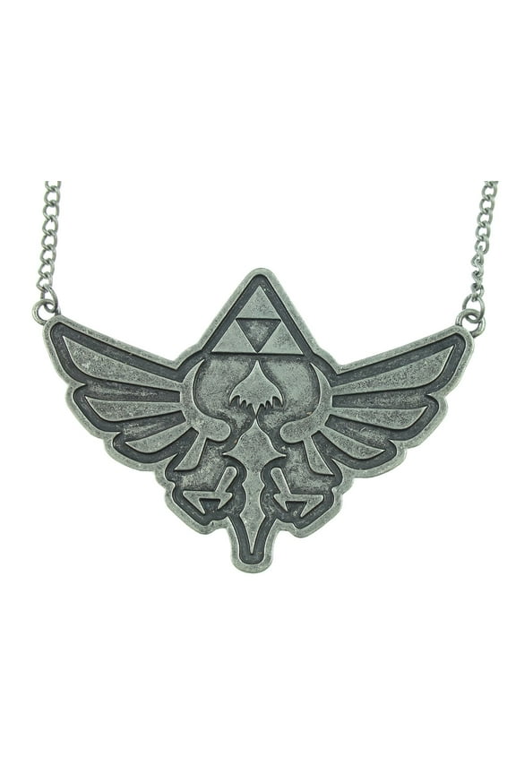 Legend of Zelda The Tirforce Large Nickel Pendant Necklace