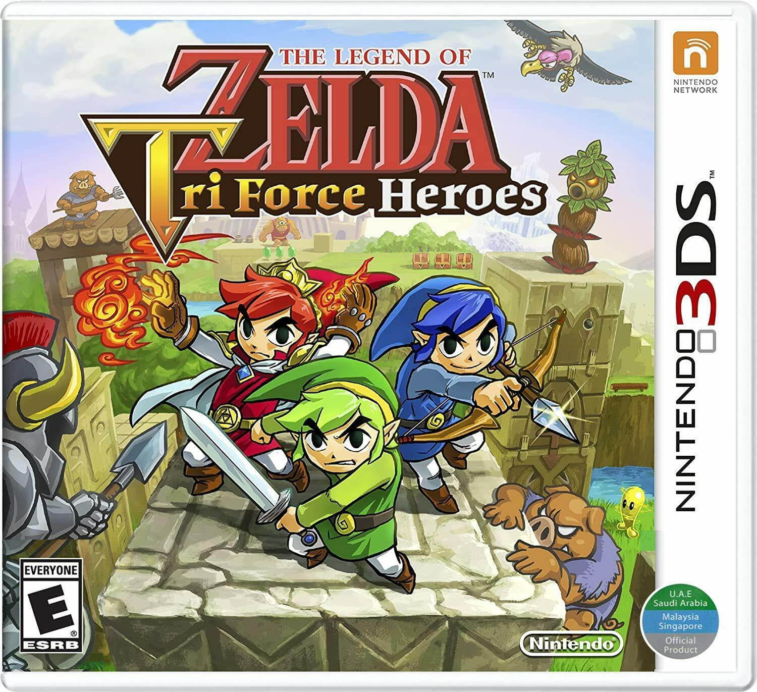 Legend of Zelda: Tri Force Heroes Nintendo 3DS (World Edition