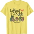 thumbnail image 1 of Legend of Zelda Wind Waker Great Deku Tree DTG Print Unisex T-Shirt,Cornsilk Color,Size 4XL, 1 of 5