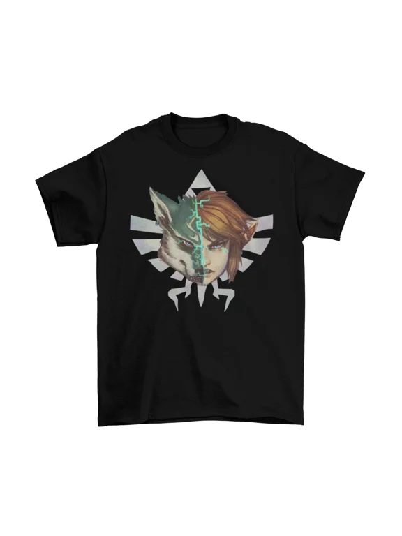 Legend of Zelda Wolf T-Shirt Unisex Cotton Adult Funny Twilight Link Game New