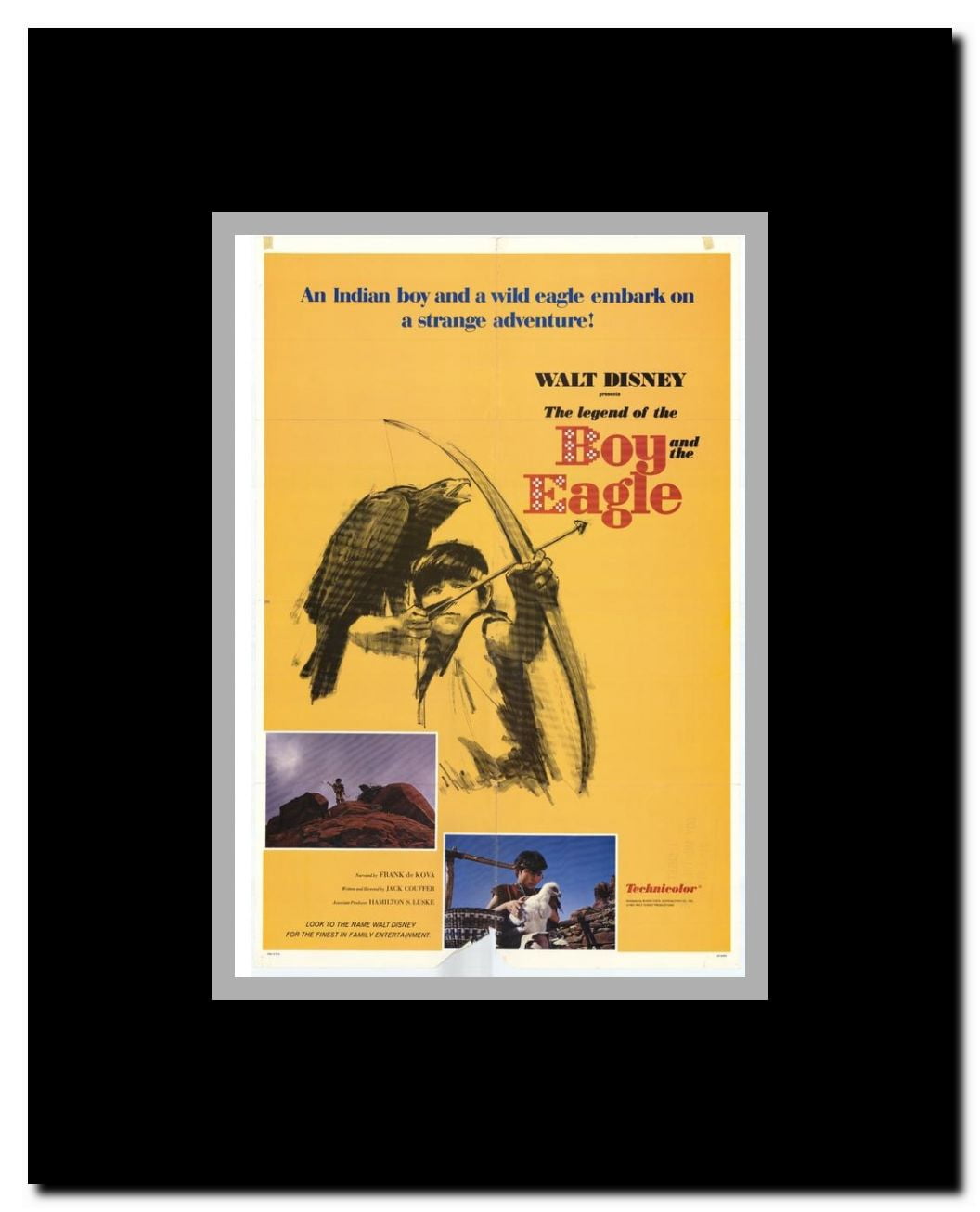 Legend of the Boy and the Eagle Framed Movie Poster