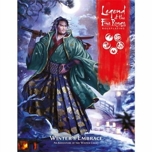Legend of The Five Rings Roleplaying Game Winter's Embrace Expansion By Fantasy Flight Games - RPG Adventure Game, Strategy Game for Kids & Adults, Ages 14+, 3-5 Players, Made by EDGE Studio