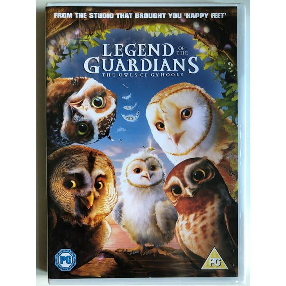 Legend of the Guardians - THE OWLS OF GA'HOOLE / FROM THE STUDIO THAT BROUGHT YOU 'HAPPY FEET' / Rated PG / DVD Video
