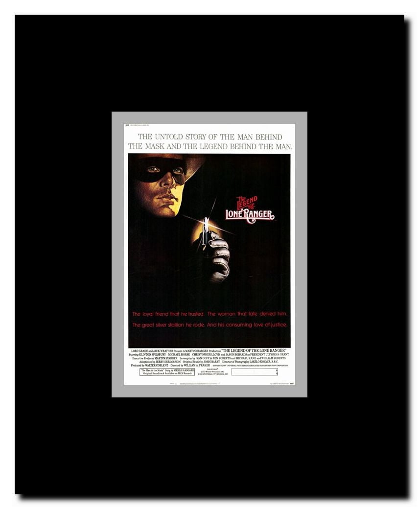 Legend of the Lone Ranger Framed Movie Poster