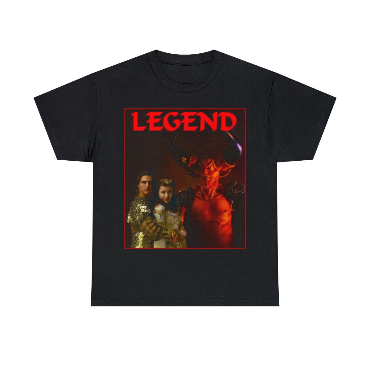 Legend the classic film Tim Curry as Darkness Tom Cruise Unisex Heavy Cotton Tee