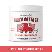 Legendairy Milk Girl's Gotta Go Urinary Tract Health Supplement, Cranberry and D-Mannose, 60 Count