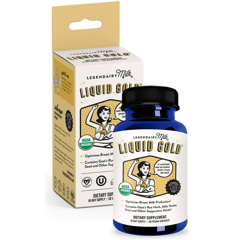 Liquid Gold, Breast Milk Supplement for Milk Production