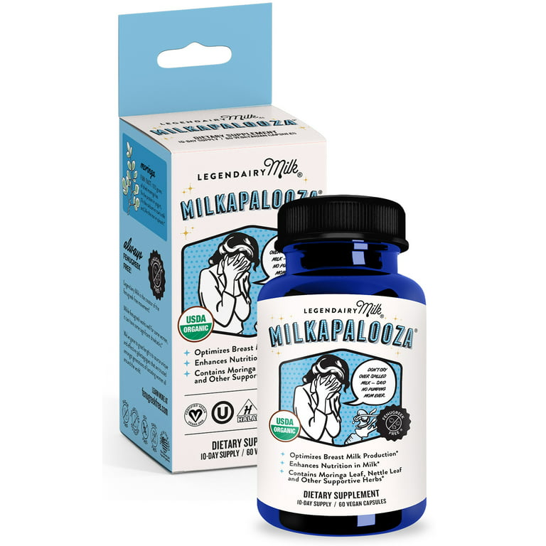 Legendairy Milk Milkapalooza, Adult Lactation Supplement, Organic