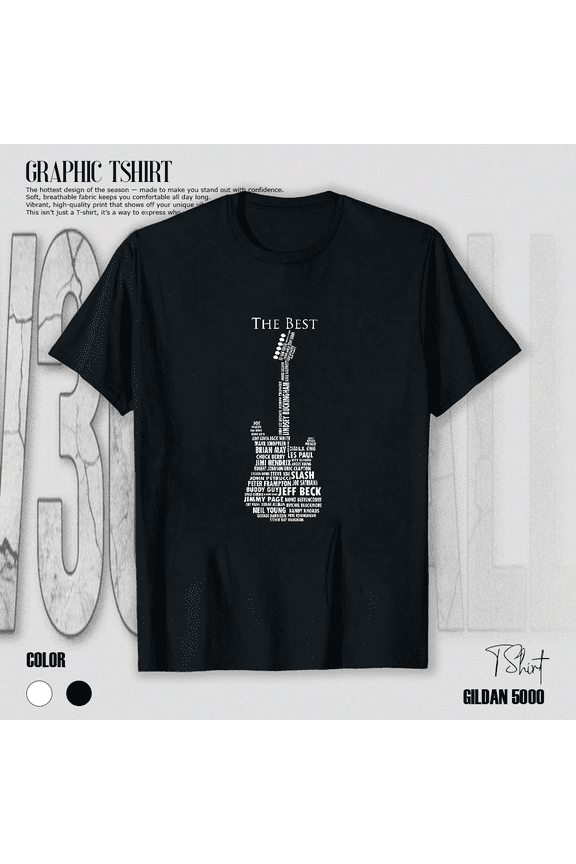 Legendary 1959 Guitar Retro Rock Concert Fans Music Graphic Unisex T-Shirt V15650, up to size 5XL