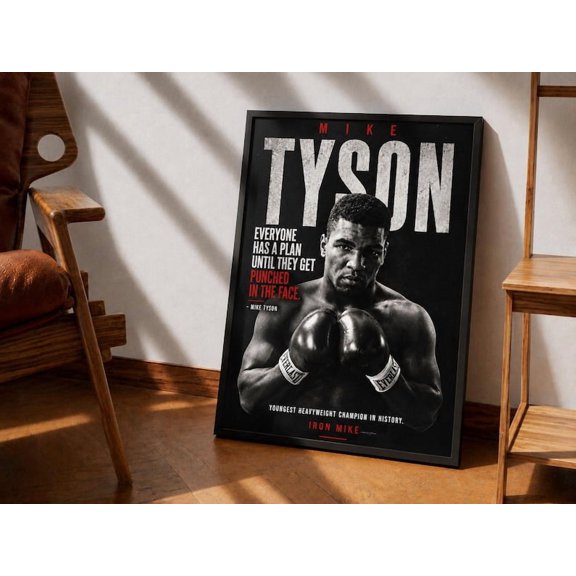 Legendary American Boxer Quote Boxing Poster Unframe Size 24''x36'' GooGate