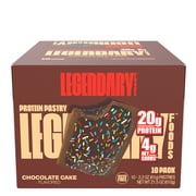 Legendary Chocolate Protein Pastry, Low Carb Snack Pack to Go 10 count