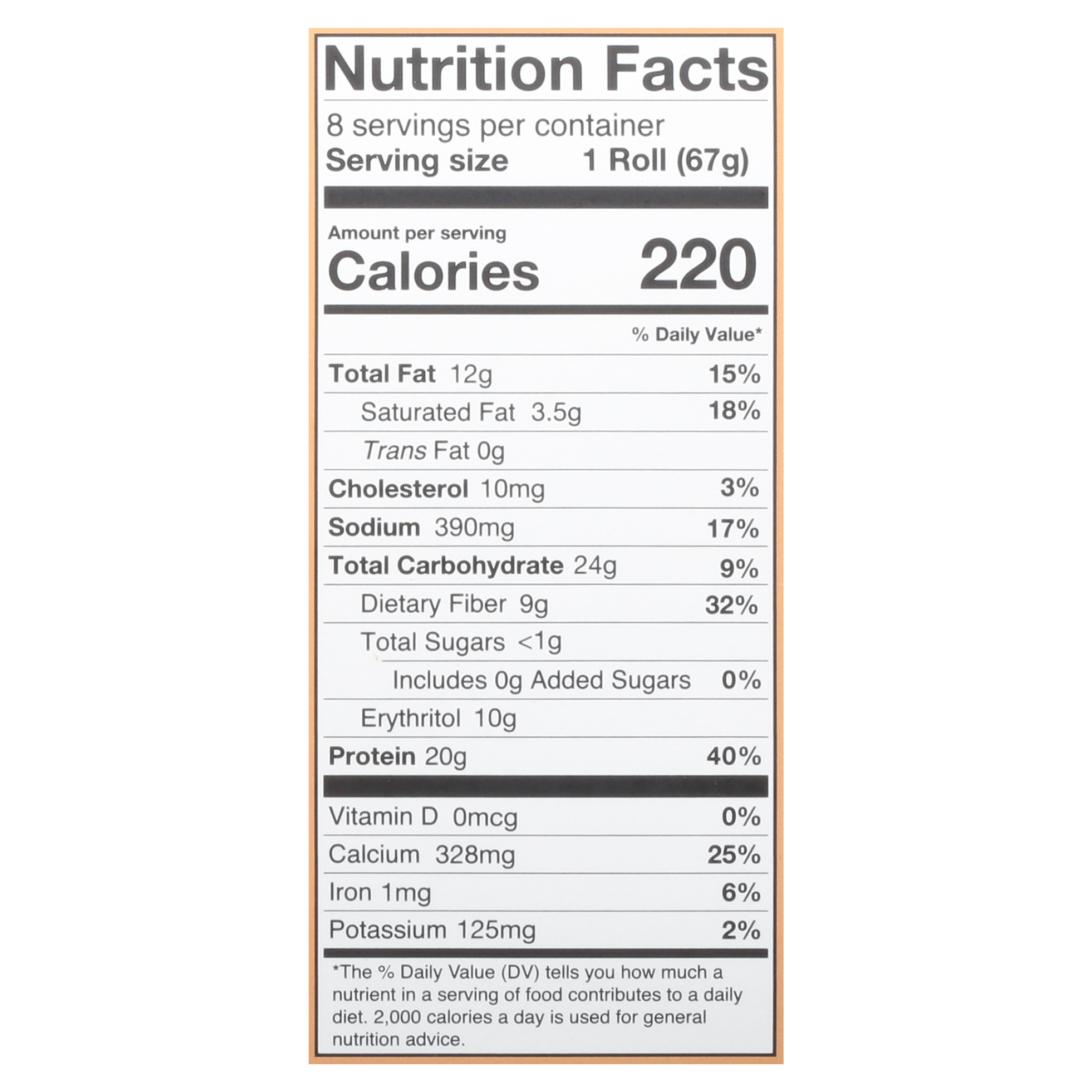 Legendary Chocolate Protein Sweet Roll, 8Pack