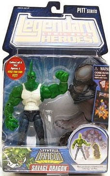 Legendary Comic Book Heroes Savage Dragon Action Figure PITT Series Marvel Toys