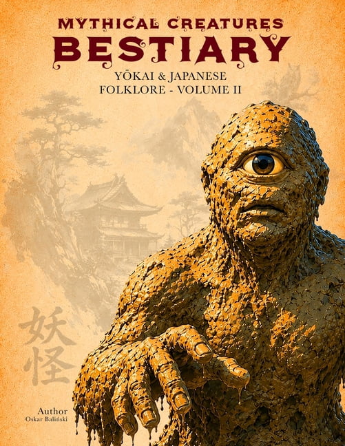 Legendary Creatures Mythical Creatures Bestiary: Yōkai & Japanese Folklore - Volume II: Illustrated Encyclopedia of Creatures, Monsters, (Paperback)
