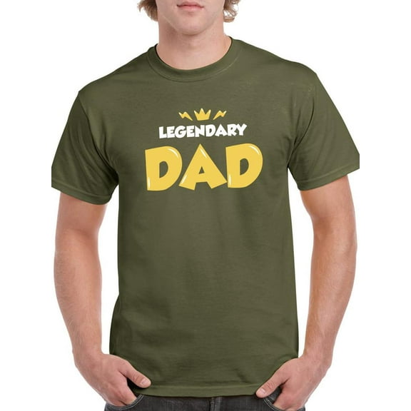 Legendary Dad T-Shirt Men -Smartprints Designs, Male 5X-Large