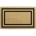 thumbnail image 1 of Legendary Doormats 36" x 72" Coir Door Mat Luxury Outdoor Entryway Doormat 2" Thick Coconut Coir with Classic Double Picture Frame Border, 1 of 8