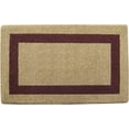 thumbnail image 1 of Legendary Doormats Blank Coco Coir Doormat Outdoor Welcome Door Mat with Single Black Picture Frame Border - Brown - 30" x 48", 1 of 6
