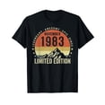 thumbnail image 1 of Legendary Epic November 1983 Birthday T-Shirt with Retro Mountain Design, 1 of 5