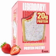 Legendary Foods Protein Pastry - Strawberry 4 Pack | Protein Snack | Keto Friendly | Gluten-Free
