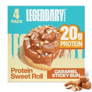 Legendary Foods-Protein Sweet Roll-Caramel Sticky Bun 9.2oz/ 4ct