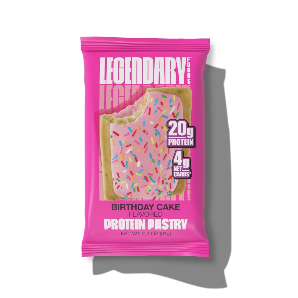 Legendary Foods - Tstr Pastry Birthday Cake - Case Of 10-2.2 Oz