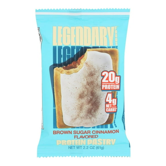 Legendary Foods - Tstr Pastry Cinnamon Brown Sugar - Case of 10-2.2 O