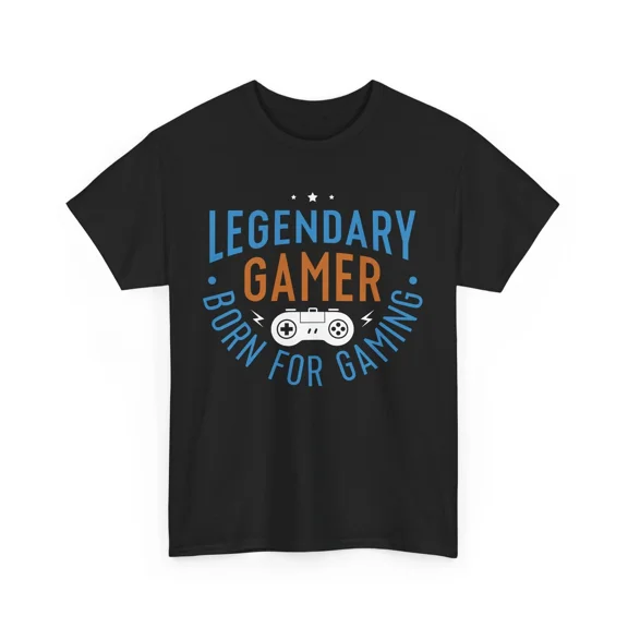 Legendary Gamer T-Shirt | Gaming Tee | Retro Video Game Shirt for Gamers