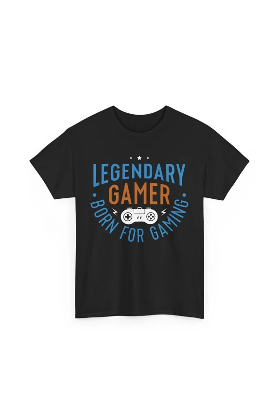 Legendary Gamer T-Shirt | Gaming Tee | Retro Video Game Shirt for Gamers