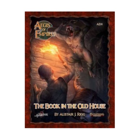 Legendary Games Aegis of Empires #1 - The Book in the Old House (Pathfinder 2nd Edition) New
