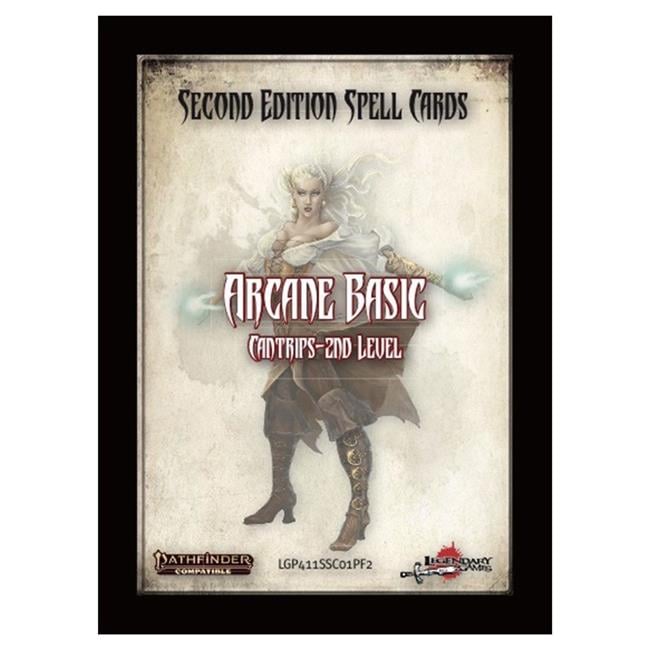 Legendary Games LEG411SSC01PF2 Pathfinder Second Edition Spell Cards ...