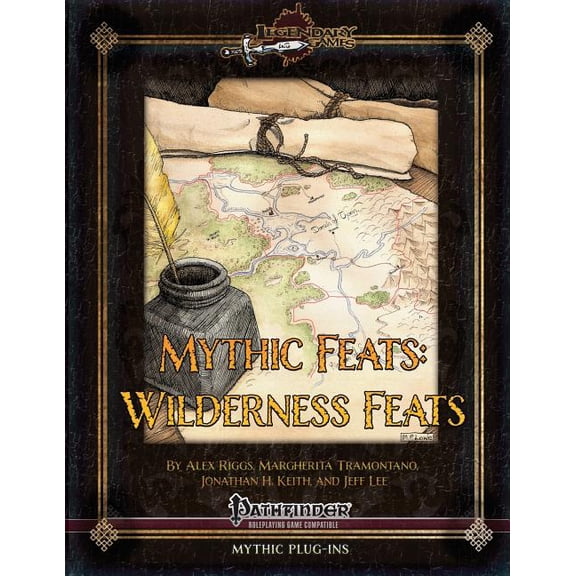 Legendary Games LGP372MY63PF Mythic Feats - Wilderness Feats Game