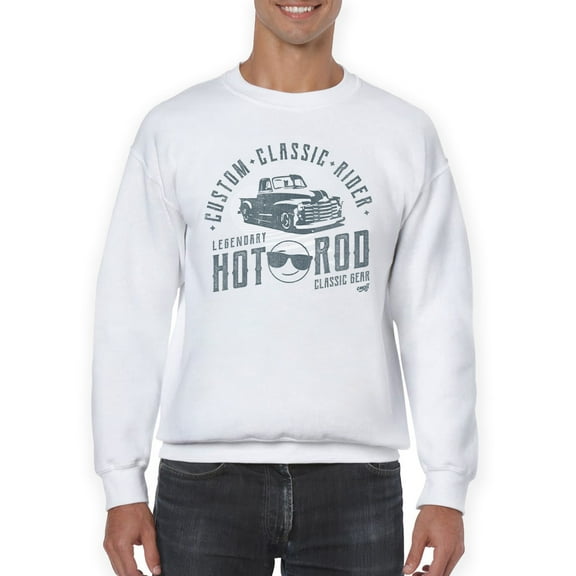 Legendary Hot Rod - Classic Car Rider Vintage Men's Sweatshirt