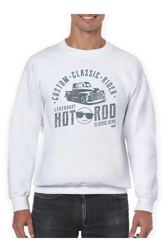 Legendary Hot Rod - Classic Car Rider Vintage Men's Sweatshirt