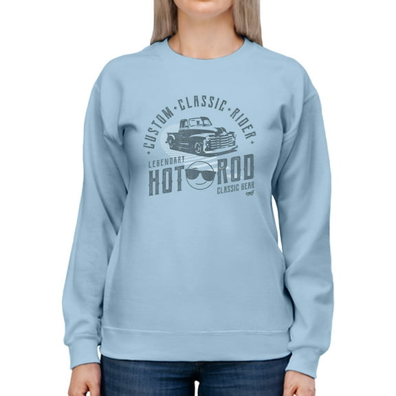 Legendary Hot Rod - Classic Car Rider Vintage Women's Sweatshirt