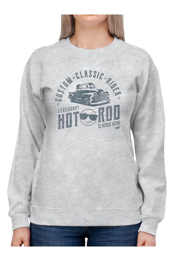 Legendary Hot Rod - Classic Car Rider Vintage Women's Sweatshirt