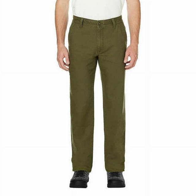 Legendary Outfitters Men’s Stretch Relaxed Fit Canvas Pants Green
