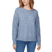 Legendary Outfitters Womens Cable Crewneck Sweater Medium