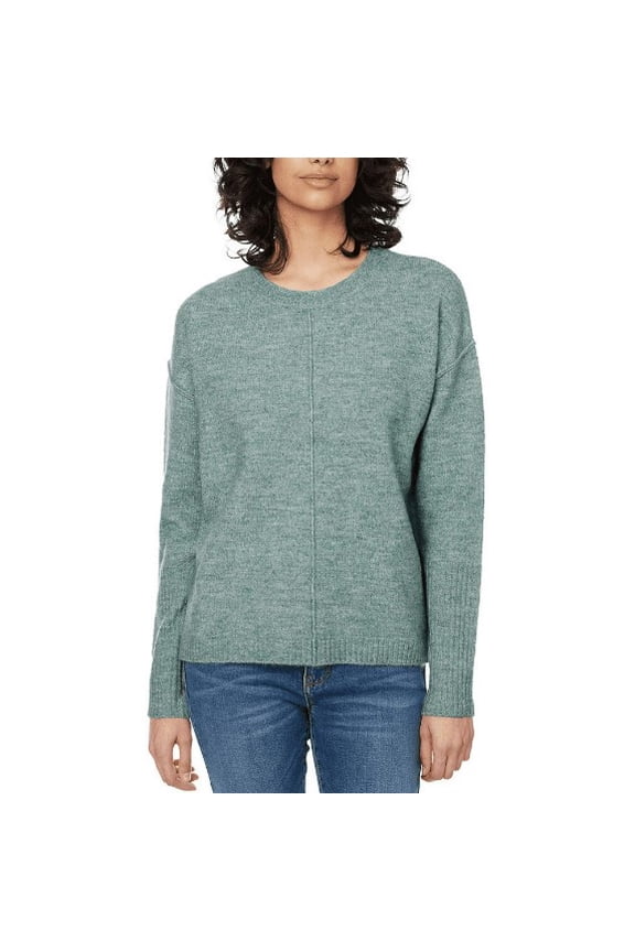 Womens Crewneck Sweater Heather Jade XL