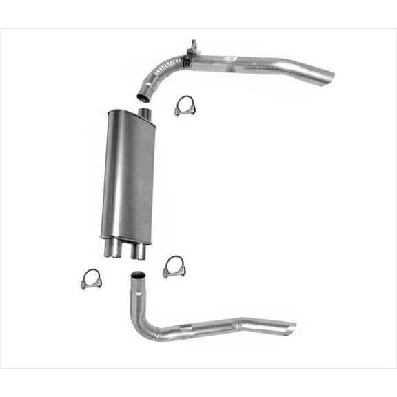 Legendary Performance: 18375 Dual Rear Muffler 1985-1992 GM for Firebird for Camaro 2.8L 3.1LV6 - USA Made - Quick Install - Replaces 184252 & 223988/323989