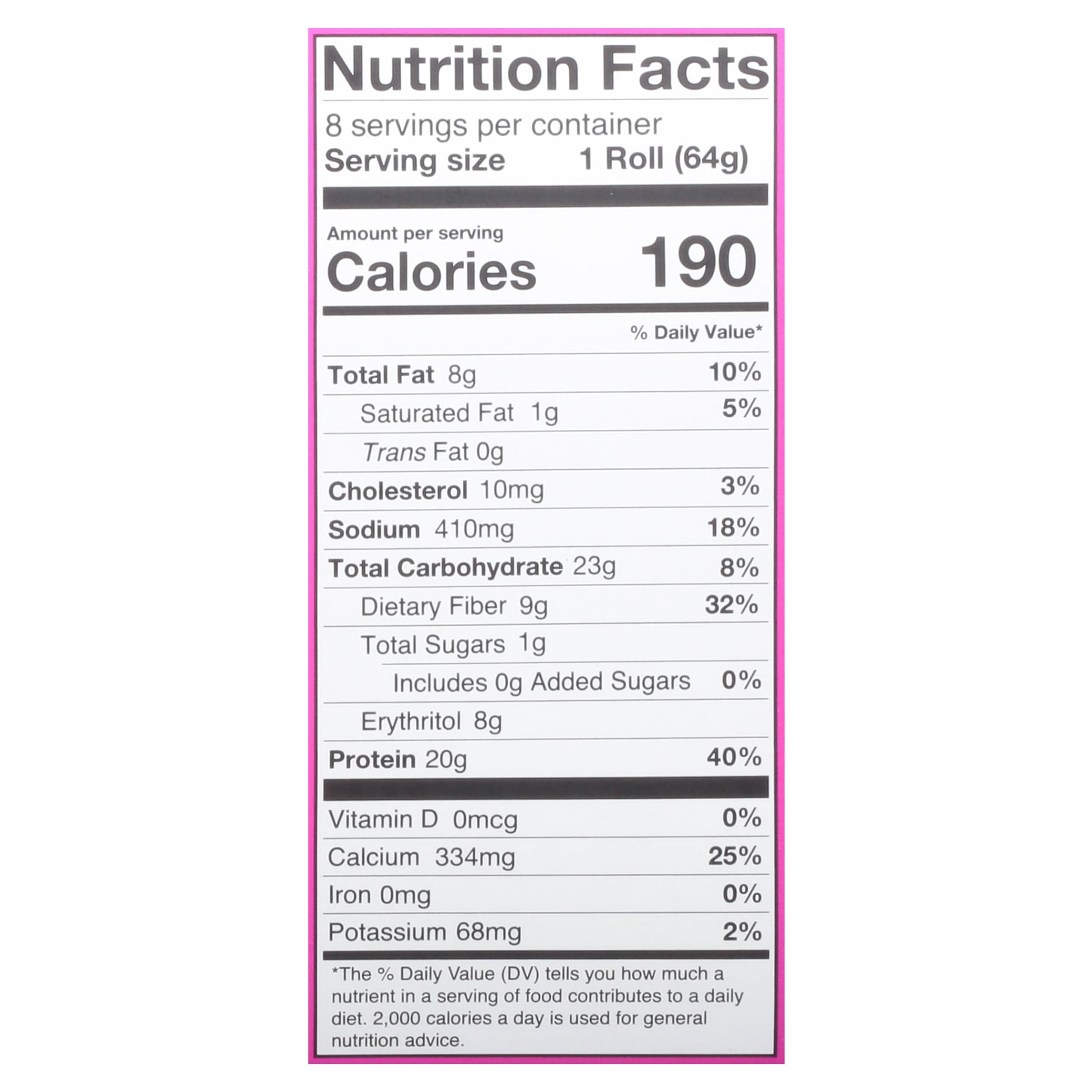 Legendary Protein Sweet Rolls 8ct