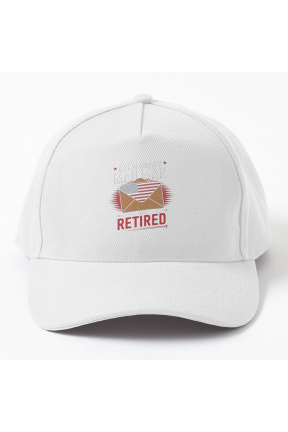 Legendary Retired Mailman Baseball Cap, Postal Retirement Recognition Design, Classic Hat