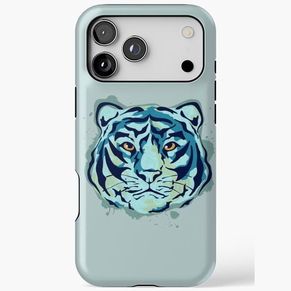 Legendary Tiger Wild Big Cat Art iPhone Case 17 through 11 Pro Max up to size 5XL