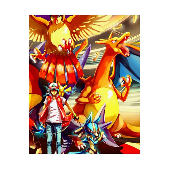 Legendary Trio Pokemon Poster poster Wall Art Decor 8x12 UNFRAMED