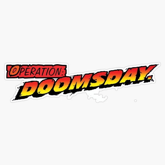 Legendary Underground Hip Hop Rap Producer Masked Villain Operation Doomsday Decal For Skateboard Sticker